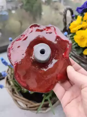 kwiat ceramiczny poidło