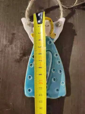 aniołek ceramiczny zawieszka