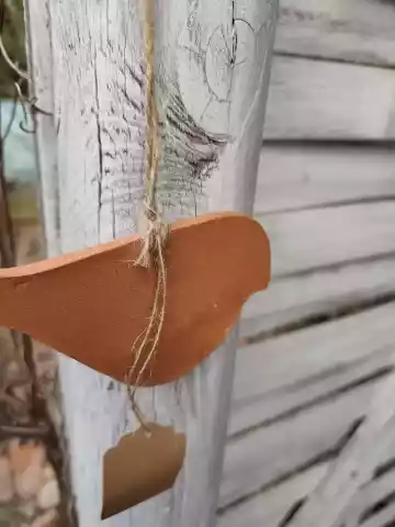 ptaszek ceramiczny zawieszka