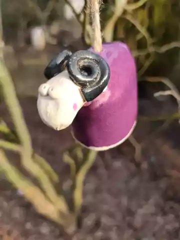 dzwonek ceramiczny baranek