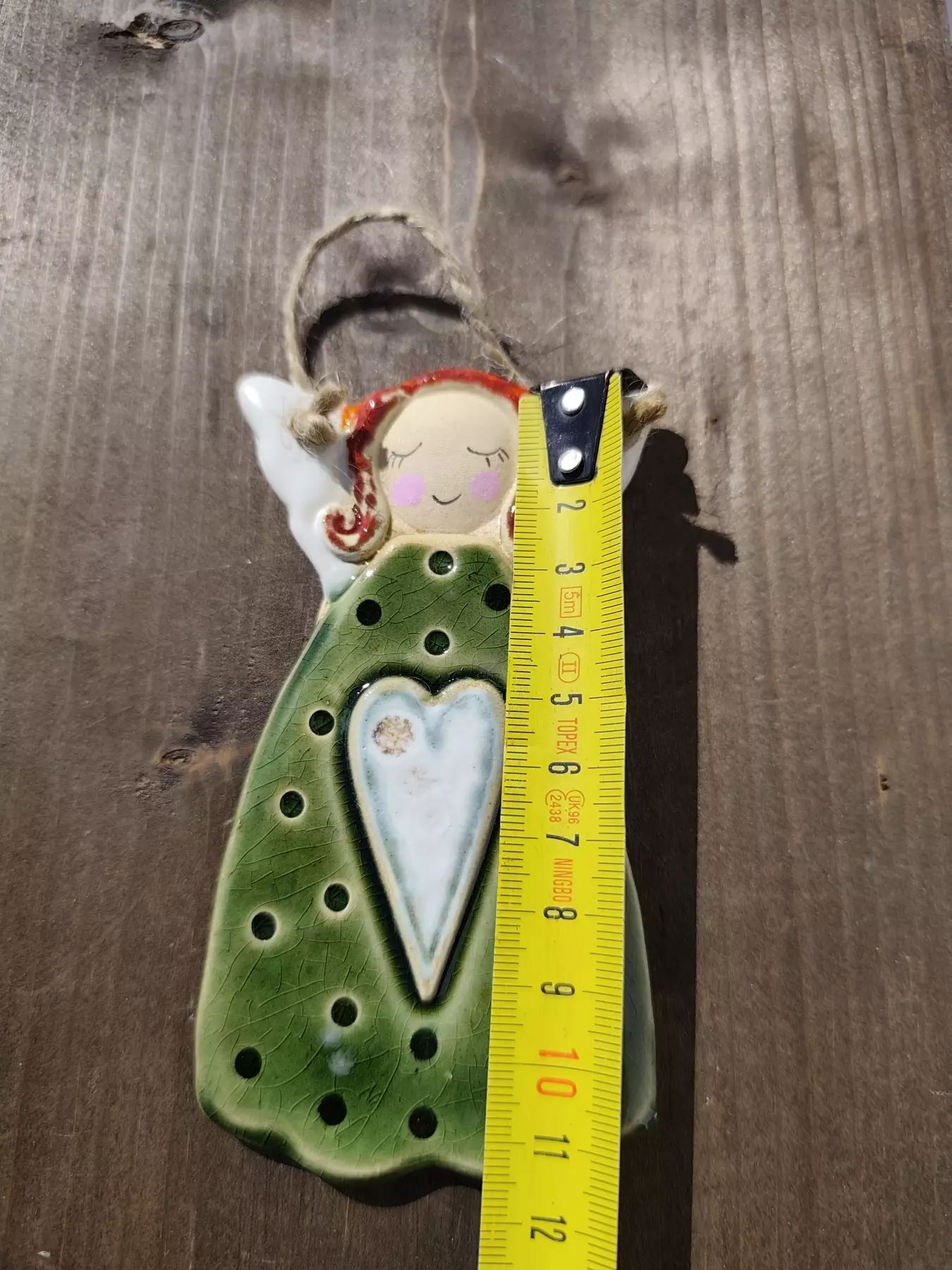 aniołek ceramiczny zawieszka