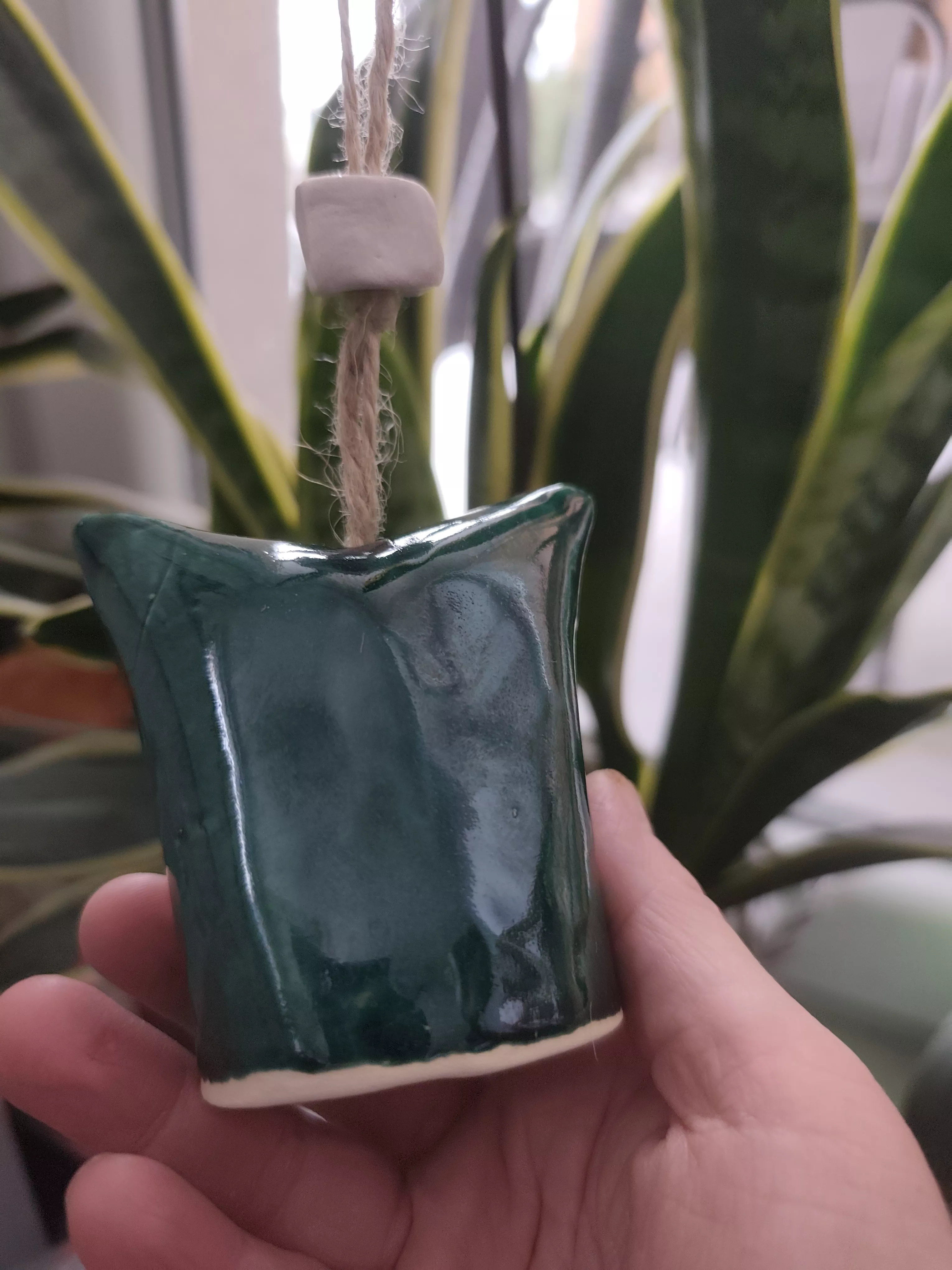 dzwonek ceramiczny kot