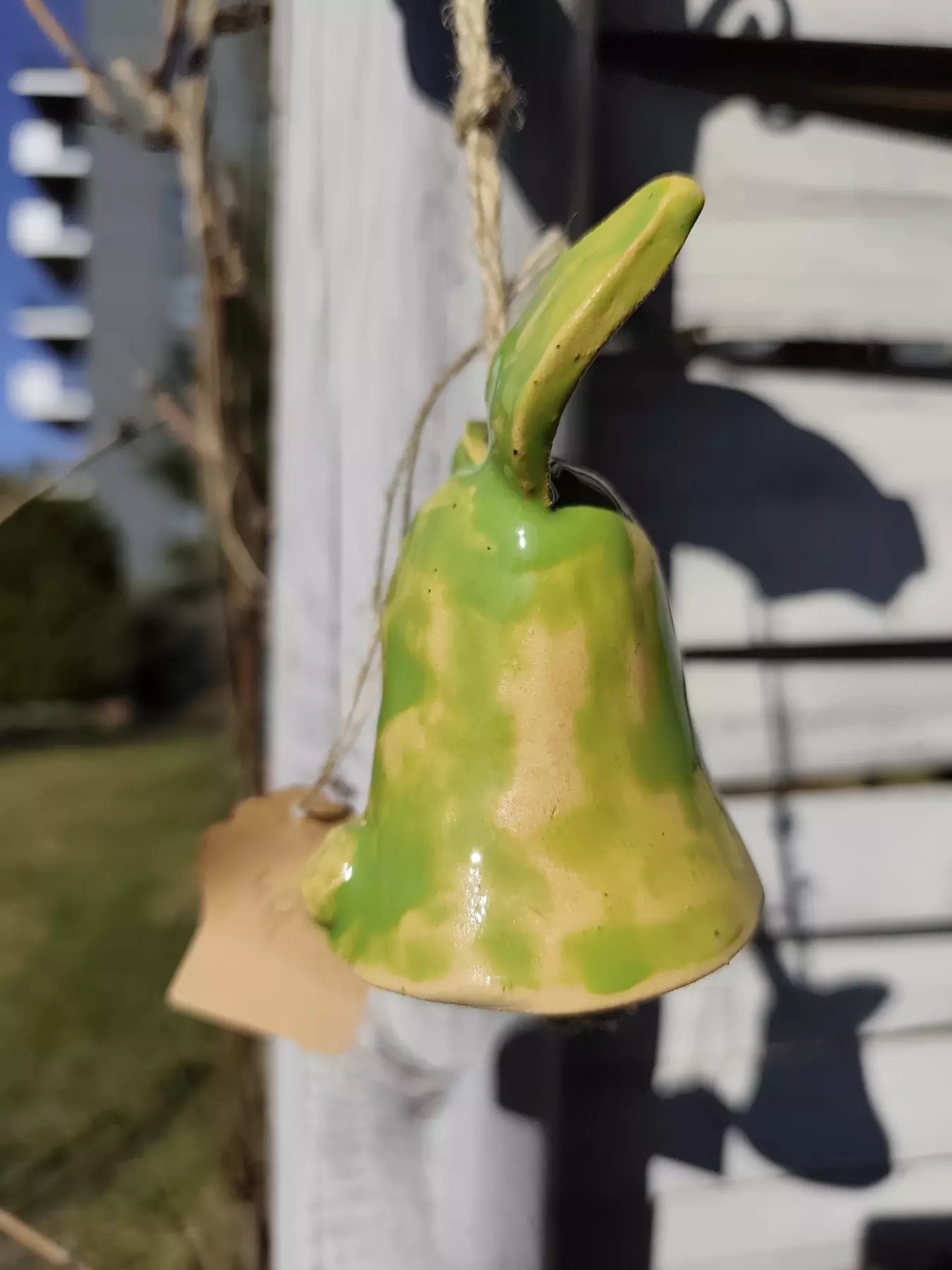 dzwonek ceramiczny zając