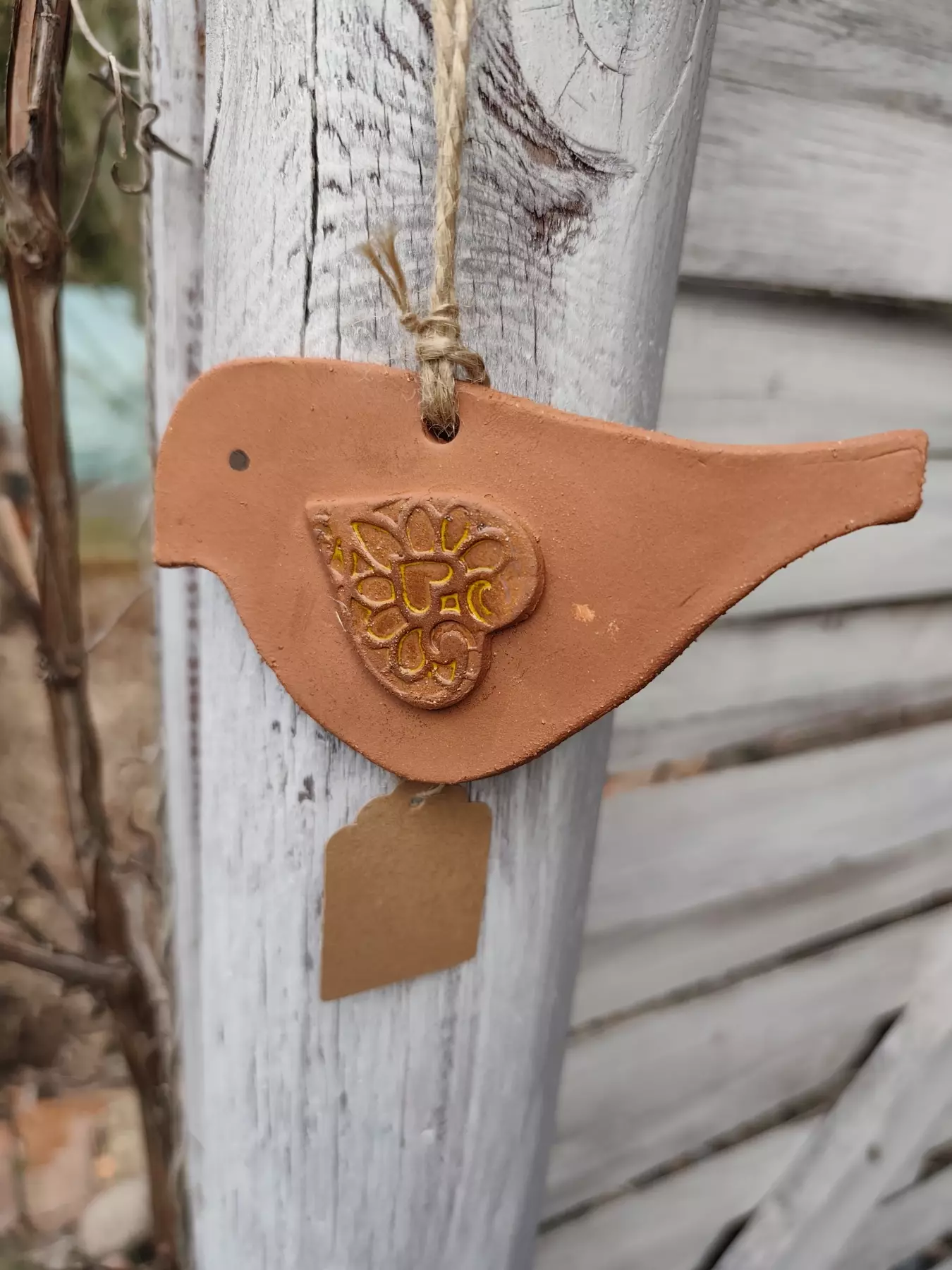 ptaszek ceramiczny zawieszka