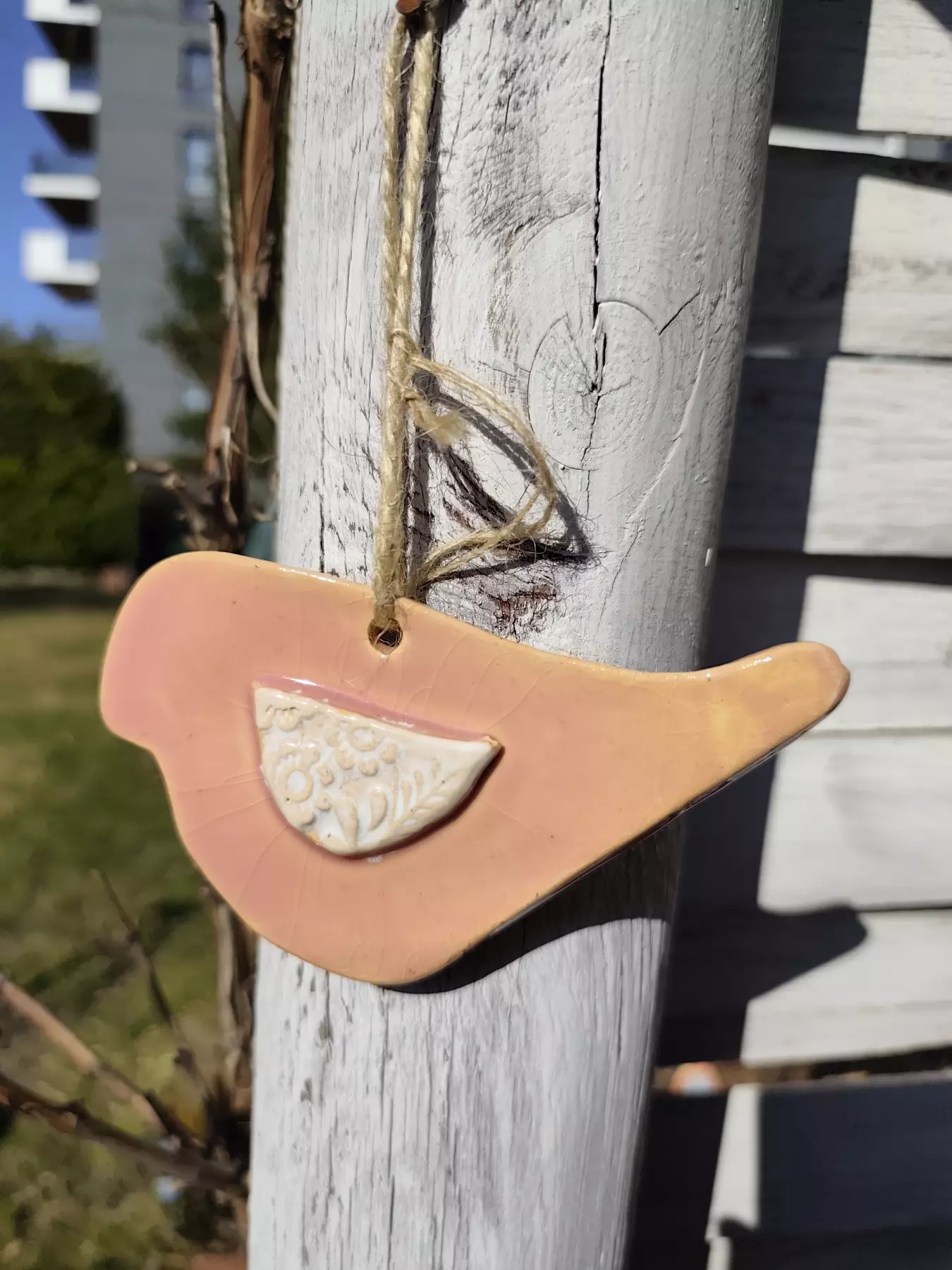 ptaszek ceramiczny zawieszka